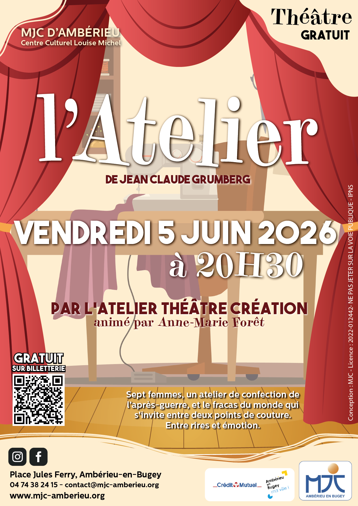 Vendredi 5 Juin à 20H30